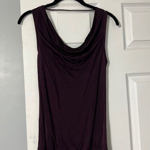 Plum BR dressy, silky tank